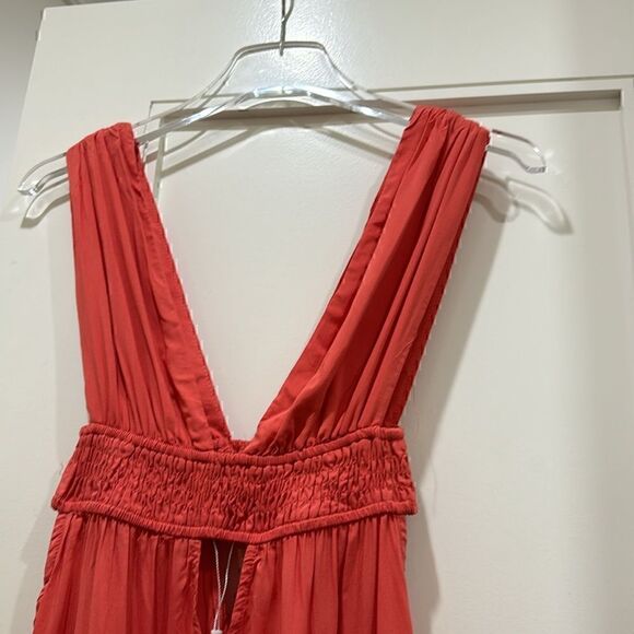 Tobi MYKONOS MAXI DRESS XS / CORAL - Picture 5 of 8